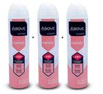 Desodorante Above Candy - Aerosol 150 Ml - Antitranspirante - Kit 3 unidades