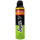 Desodorante Aerossol 0% Alumínio Masculino Citrus 72h Super Cimed 250ml / 145g