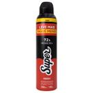 Desodorante Aerossol 0% Alumínio Masculino Energy 72h Super Cimed 250ml / 145g