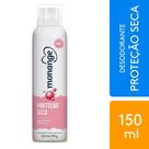 Desodorante Aerossol Antitranspirante Monange Feminino Proteção Seca 150ml C/2