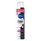Desodorante Aerossol NIVEA Antitranspirante Black & White Invisible Authentic 200ml Desodorante Aerossol NIVEA Antitranspirante Black & White Invisible Authentic 200ml