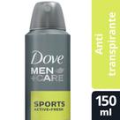Desodorante Antitranspirante Aerosol Dove Sports 150ml Desodorante Antitranspirante Aerosol Dove Sports 150ml