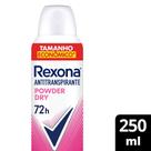 Desodorante Antitranspirante Aerosol Rexona Powder Dry 250ml Desodorante Antitranspirante Aerosol Rexona Powder Dry 250ml