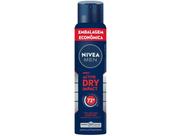 Desodorante Antitranspirante Aerossol Nivea - Active Dry Impact Men 72 Horas 200ml