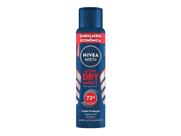 Desodorante Antitranspirante Aerossol Nivea - Active Dry Impact Men 72 Horas 200ml