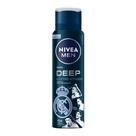 Desodorante Antitranspirante Aerossol NIVEA MEN Deep Carvão Ativado MaxxTech 150 ml Desodorante Antitranspirante Aerossol NIVEA MEN Deep Carvão Ativado MaxxTech 150 ml