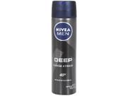 Desodorante Antitranspirante Aerossol Nivea - Men Deep Masculino Proteção 48 Horas 150ml Desodorante Antitranspirante Aerossol Nivea - Men Deep Masculino Proteção 48 Horas 150ml
