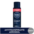 Desodorante Antitranspirante Aerossol NIVEA MEN Deep Original 200ml Desodorante Antitranspirante Aerossol NIVEA MEN Deep Original 200ml