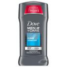 Desodorante Antitranspirante em Bastão Dove Men+Care Clean Comfort 76g Pacote com 8