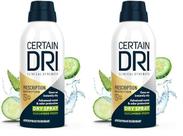 Desodorante antitranspirante em spray seco Certain Dri 125 ml (pacote com 2)
