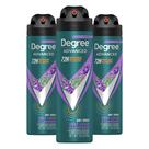 Desodorante antitranspirante em spray seco Degree Men, 3,8 ml, pacote com 3