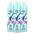 Desodorante antitranspirante em spray seco Dry Spray Degree 72 horas, 3,8 onças, pacote com 3