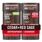 Desodorante antitranspirante Every Man Jack Cedar+Red Sage 75mL Desodorante antitranspirante Every Man Jack Cedar+Red Sage 75mL