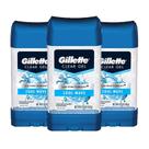 Desodorante antitranspirante Gillette Cool Wave para homens 112mlX3