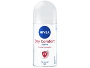 Desodorante Antitranspirante Roll On Nivea Active - Dry Comfort Feminino 50ml