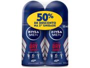 Desodorante Antitranspirante Roll On Nivea - Men Active Dry Impact Masculino 50ml 2 Unidades Desodorante Antitranspirante Roll On Nivea - Men Active Dry Impact Masculino 50ml 2 Unidades