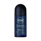 Desodorante Antitranspirante Roll-on NIVEA MEN Deep MaxxTech Carvão Ativado 50ml Desodorante Antitranspirante Roll-on NIVEA MEN Deep MaxxTech Carvão Ativado 50ml