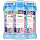 Desodorante antitranspirante Suave Sweet Pea & Violet para mulheres, 75 ml, pacote com 3 Desodorante antitranspirante Suave Sweet Pea & Violet para mulheres, 75 ml, pacote com 3