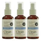 Desodorante Clean Sweat Natural S/alumínio C/ozônio 50ml 3ud