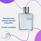 Desodorante Colônia Natura Homem Masculino 100ml Amadeirado Elegância, Frescor e Sofisticação Desodorante Colônia Natura Homem Masculino 100ml Amadeirado Elegância, Frescor e Sofisticação