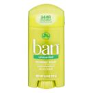 Desodorante corporal Ban Invisible Solid, sem perfume, 76 ml, pacote com 6 Desodorante corporal Ban Invisible Solid, sem perfume, 76 ml, pacote com 6