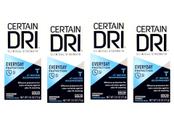 Desodorante corporal Certain Dri A.M. Aderarm Refresher 73 g, pacote 4
