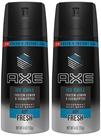 Desodorante corporal em spray AXE Ice Chill Frozen Lemon Eucalyptus 113g