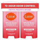 Desodorante Cream Stick Lume Aderarms Private Parts 65mL x2