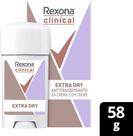 Desodorante Creme Rexona Clinical Extra Dry 58g Desodorante Creme Rexona Clinical Extra Dry 58g