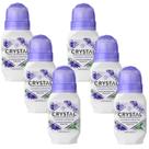 Desodorante Crystal Essence Roll-On Lavanda e Chá Branco 66mL x6