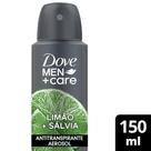 Desodorante Dove Men Aer Limao Salvia 150ml Desodorante Dove Men Aer Limao Salvia 150ml