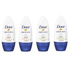 Desodorante Dove Original Clean Roll-On - Sem Alumínio (Pacote com 4)