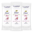 Desodorante Dove Sem Alumínio Fruta do Dragão e Coco 75mL x3 Desodorante Dove Sem Alumínio Fruta do Dragão e Coco 75mL x3