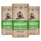 Desodorante Dr. Squatch Natural Cool Fresh Aloe para homens, 80 ml, pacote com 3