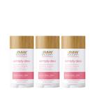 Desodorante em bastão de açúcar cru Simply Deo Beach Rose + Aloe x3