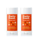 Desodorante em bastão Pretty Frank, bicarbonato de sódio, laranja e baunilha