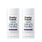 Desodorante em bastão Pretty Frank Natural Lavender 60 ml (pacote com 2)