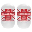 Desodorante Fresh Kidz Roll On para crianças e adolescentes 55 ml (pacote com 2)