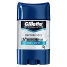 Desodorante Gel Antitranspirante Gillette Cool Wave Stick 82g