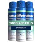 Desodorante Gillette Aluminium Free Dry Spray Woodland 125mLx3