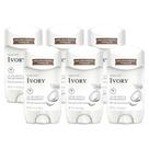Desodorante Ivory Aluminium Free 24 horas com coco 70mL x6 Desodorante Ivory Aluminium Free 24 horas com coco 70mL x6