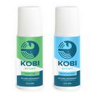 Desodorante Kobi Sport Strength natural sem alumínio, pacote com 2 unidades
