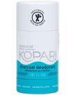 Desodorante Kopari, sem alumínio, coco, 60 ml, aroma de madeira flutuante Desodorante Kopari, sem alumínio, coco, 60 ml, aroma de madeira flutuante