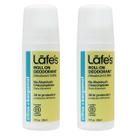 Desodorante Lafe's Natural Roll-On, 90 ml, sem alumínio, pacote com 2