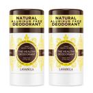 Desodorante Lavanila Natural Sem Alumínio, Baunilha e Limão 60mL x2
