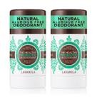 Desodorante Lavanila Vanilla, eucalipto, sem alumínio, 60 ml, pacote com 2 unidades