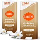 Desodorante Lume Whole Body Invisible Cream Stick 130mL x2