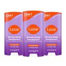 Desodorante Lume Whole Body Smooth Solid Stick 72h 75mL x3 Lavanda