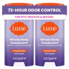 Desodorante Lume Whole Body Smooth - Stick Sólido 75ml (2 Unidades) - Pó Suave