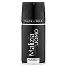 Desodorante Malizia Uomo Black e Wild Eau de Toilette Masculino 150ml Desodorante Malizia Uomo Black e Wild Eau de Toilette Masculino 150ml
